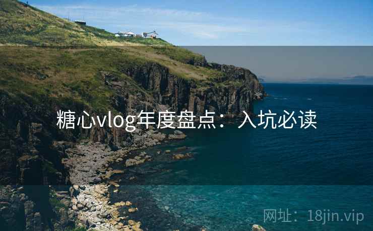 糖心vlog年度盘点：入坑必读